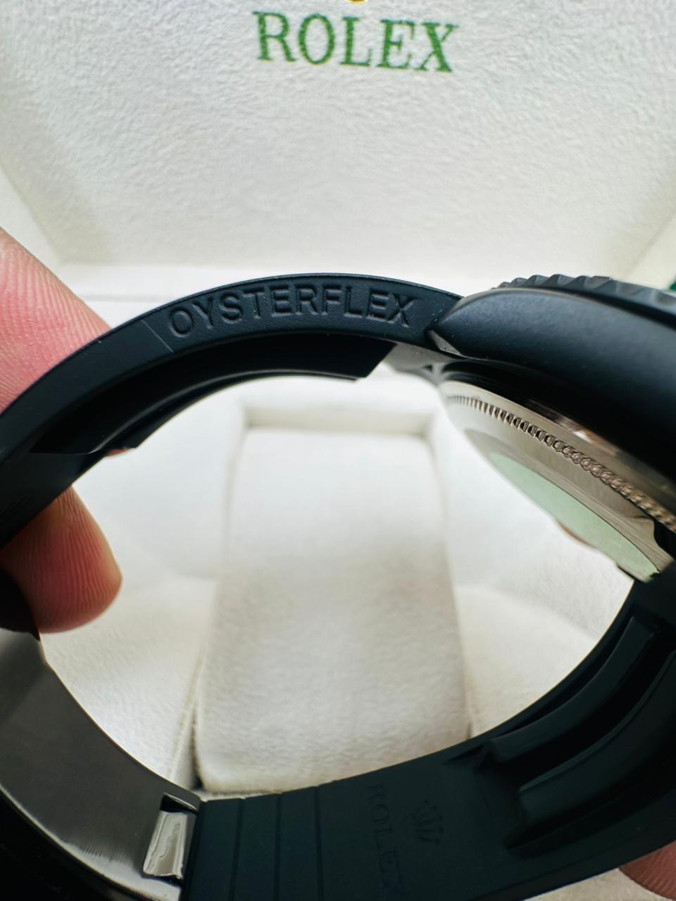 Rolex Submariner Date – Black Dial | Rubber Strap | Sport Luxury Watch