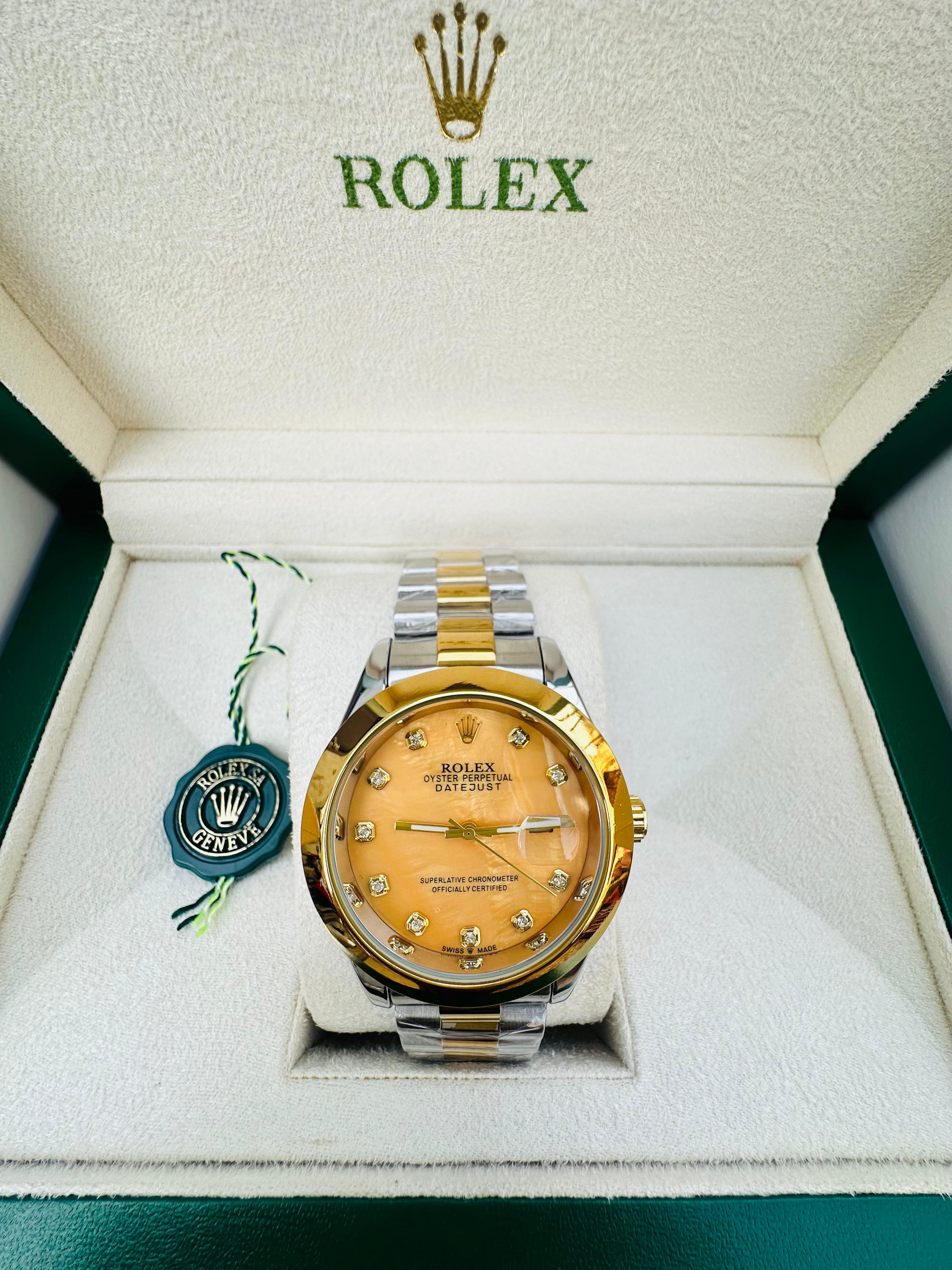 Rolex Oyster Perpetual Datejust – Two Tone Gold & Silver | Diamond Dial