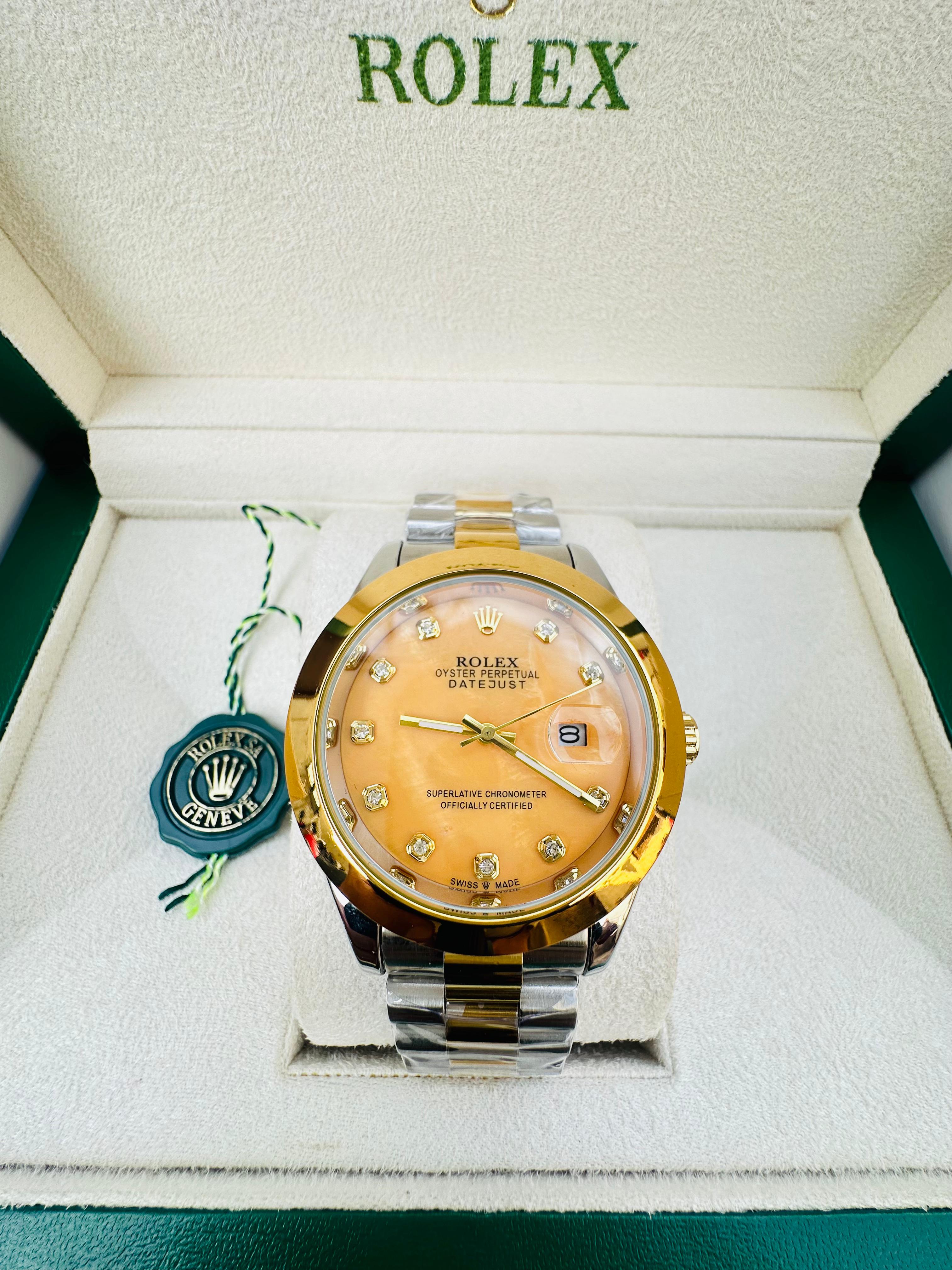 Rolex Oyster Perpetual Datejust – Two Tone Gold & Silver | Diamond Dial