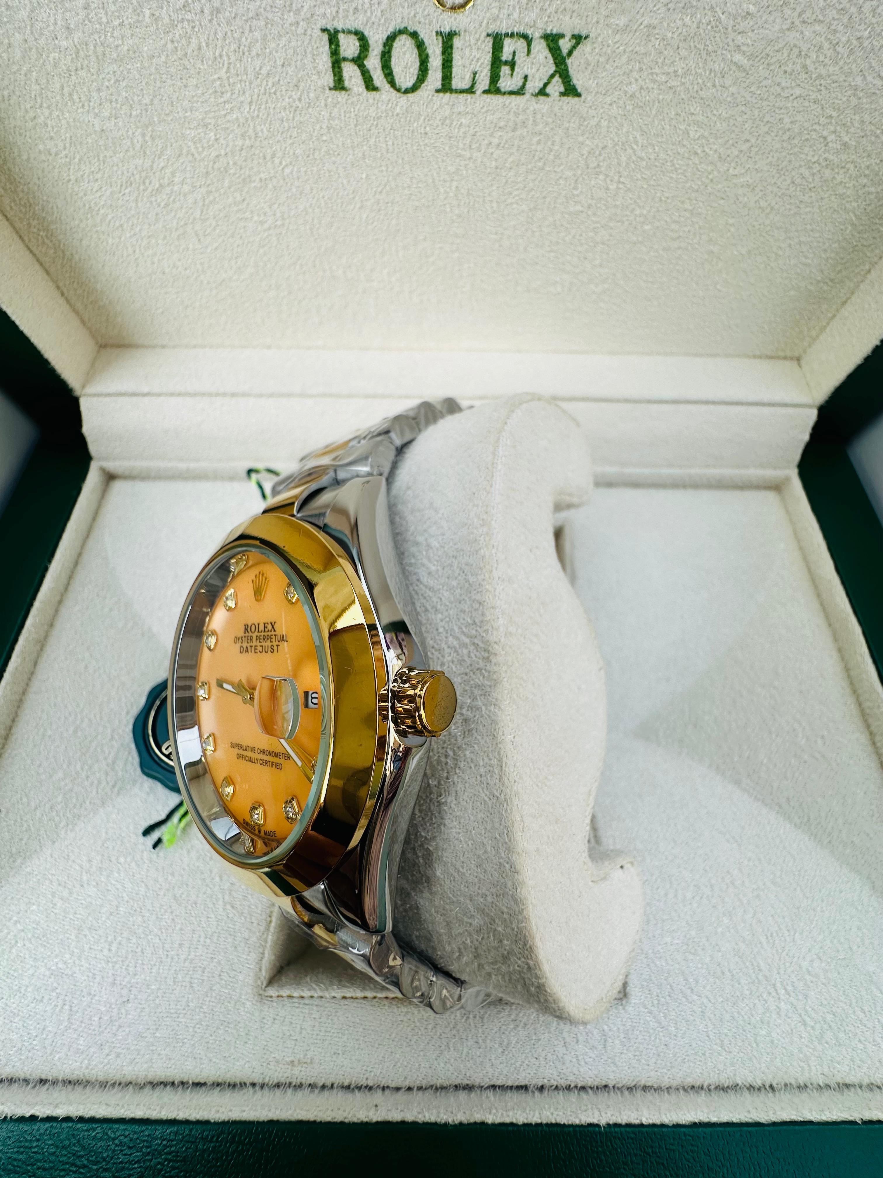 Rolex Oyster Perpetual Datejust – Two Tone Gold & Silver | Diamond Dial